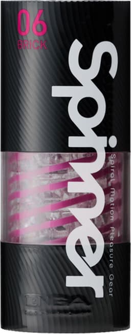 Tenga - Spinner 06 Brick Masturbator - Transparant/Paars — thumbnail 11