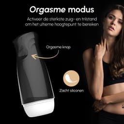 Intimate Desires® London Black - Masturbator voor man - Pocket Pussy - Tril- & Zuigfunctie - Automatische Masturbator - Sex Toys voor mannen - Oplaadbaar — thumbnail 4