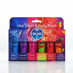 Skins - Sampler Pack Glijmiddelen - Vital & Fruity - 6 x 12 ml — thumbnail 7