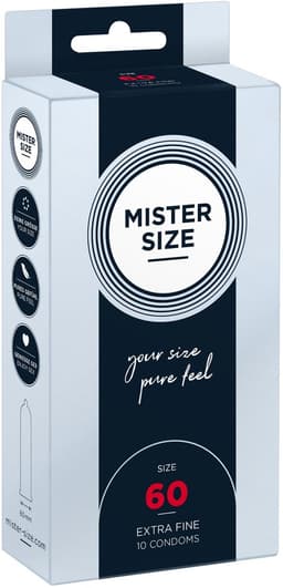 MISTER SIZE 60 Ultra Dunne XL condooms 10 pack (verkrijgbaar in 7 maten) — thumbnail 6