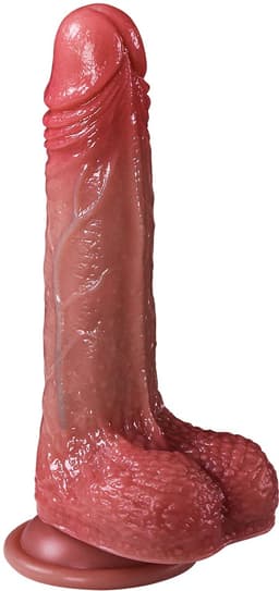 stotende en intens trillende - thrusting dildo. USB oplaadbaar - remote control - BIGGY — thumbnail 8