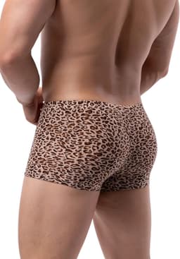 LekkerStout Luipaard Boxershort - Mesh - Bruin - Sexy Herenlingerie | L | ( LS271 ) — thumbnail 4