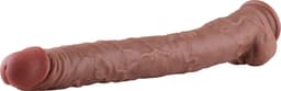 Wildolo Kolos XXXL Dildo met Zuignap 55 cm – Grote Realistische Siliconen Dildo – Bruin — thumbnail 3