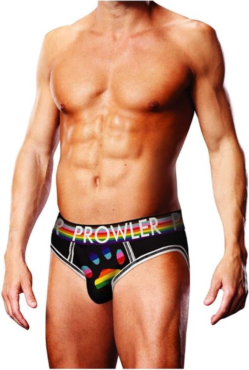 Prowler 4890808273890 - Oversized Paw Open Brief - S - Black L — afbeelding 1