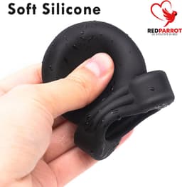 E-stim eikel en balzak - Elektrische stimulatie penis en scrotum - Stroom seks - Schok - BDSM - 2 in 1 luxe set - Goede kwaliteit — thumbnail 7