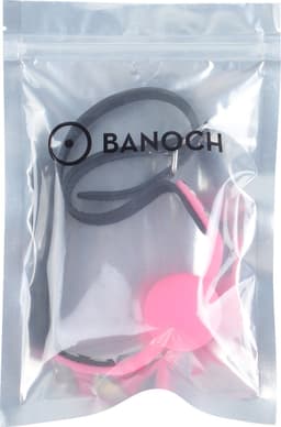 Banoch - Ballgag siliconen met verstelbare band - Roze - Bal ∅ 4 cm - bondage — thumbnail 3