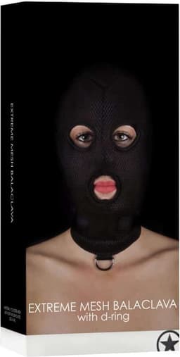 BDSM masker van netstof met D-ring — thumbnail 3