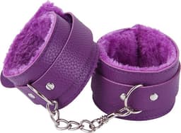 CHPN - Handboeien - Pluche handboeien - Handboeienset - Paars - Erotiek - Sexspeeltjes - BDSM - Bedspelletjes - Vastbinden — thumbnail 1