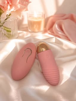 Vibrerend ei - draadloos met afstandsbediening- roze- seks speeltje- waterproof- kinky- fun for two - spannend - seksspeeltje - erotiek - vibrator - — thumbnail 1
