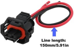 Coolant Temperature Sensor Plug Harness 1338370 - Compatibel met Vauxhall Astra - Auto Onderdelen — thumbnail 5