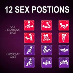 OLOEY Erotische Seksposities-dobbelstenen-Sekspel voor volwassenen-Stoute Date Night-dobbelstenen voor koppels met 12 posities voor voorspel en seksueel genot-Leuk slaapkamerspel en cadeau voor koppels — thumbnail 4