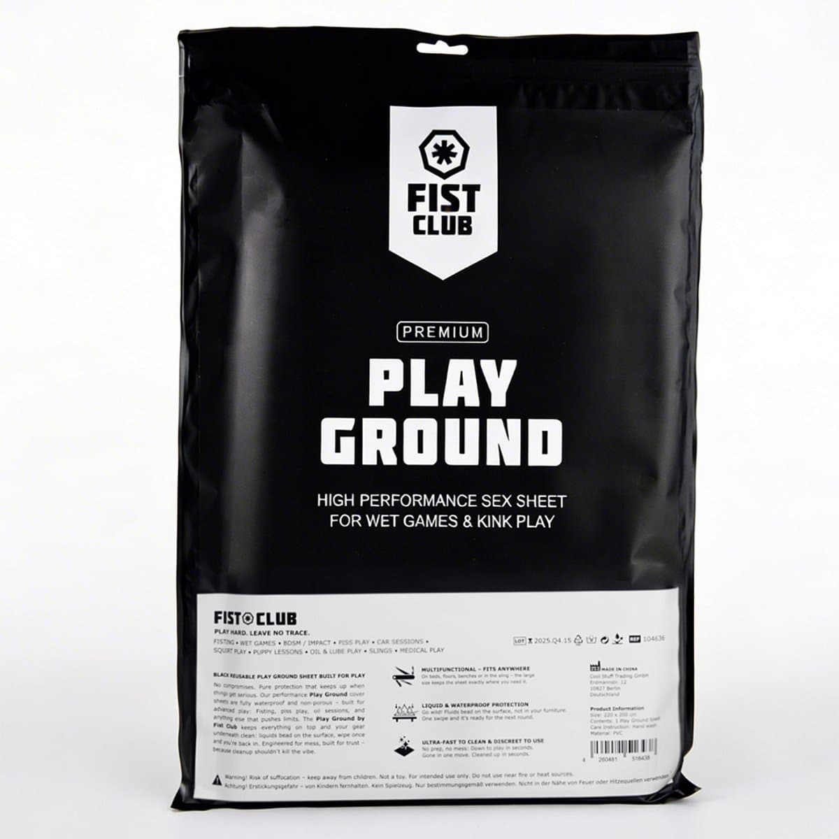 Fist Club - PLAY GROUND Sex Sheet - Ultra-durable - Waterproof — afbeelding 1