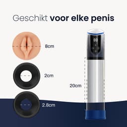 Penis pomp Elekstrisch - BPA vrij - Penis vergroter - Sexspeeltjes voor mannen - Seks speeltjes - Penispomp Voor heren - Jespro — thumbnail 4