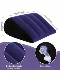 Oneay Sekskussen voor Stellen – Positioneringskussen Driehoekig Opblaasbaar – Liefdeskussen voor Diepere Posities – Ondersteuningskussen voor Mannen en Vrouwen – Comfortabel, Ergonomisch en Stabiel – Seksspeeltjes voor Volwassenen — thumbnail 6