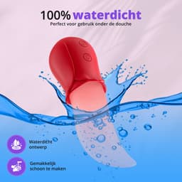 Desiredrops® Tong Vibrator met Lick-beweging – 10 Tongstanden & 10 Vibratiestanden – Waterdicht – Clitoris Stimulator – Vibrators voor Vrouwen – Sex Toys voor Vrouwen — thumbnail 5
