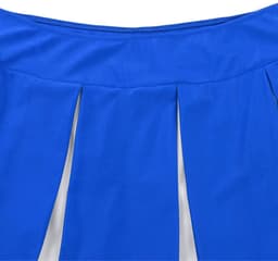 Sexy Cheerleader Kostuum - 2-delig Blauw Verkleedpakje - Rokje & Korte Top Met Open Rug - Rollenspel / Cosplay - Lingerie Ondergoed voor Dames - Maat XL — thumbnail 2