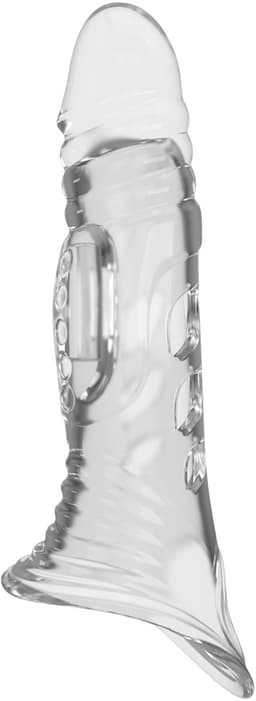 Power Escorts Penis Sleeve Extender 22 cm - Transparant - Verlenging & Verdikking — thumbnail 6