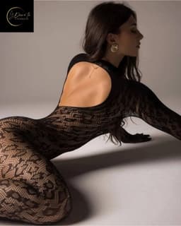 Sexy Lingerie – Erotische Catsuit – Lingerie Erotisch – Lingerie Sexy Setje – Luipaardpatroon & Kant – Open Rug – Dames lingerie – Erotische verleidelijke Bodystocking – Kinky – One Size — thumbnail 4