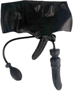 Latex Onderbroek - Met Opblaasbare Plug - Elastisch - Verstelbaar - Lingerie — thumbnail 3