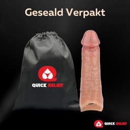 Quick Relief Satisfaction Sleeve™ (Large) - Penis Sleeve - Penis Enlarger - Cockring - Realistische Penissleeve - Dikkere Penis — thumbnail 10