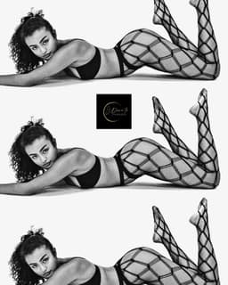 Noir Geometry – Zwarte Sexy Grove Net Panty voor Dames – Erotische Cut-out Netpanty – Luxe Lingerie, Clubwear & Fetish Events – Dare to Undress — thumbnail 1