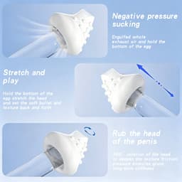 DOWO® - Hand Tool Masturbator (2 st.) - Pocket Pussy - Masturbator voor Man - Stroker - Masturbator - Sex Toys voor Mannen - Siliconen – 2 Stuks met Verschillende Structuren — thumbnail 9