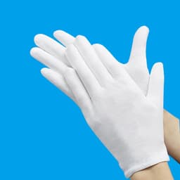 Katoenen handschoenen wit medium 4stuks – 2paar Beschermende Handschoenen - Medium - Gezondheidszorg - Ziekenhuis - Beauty Center, Kapper en Salon Spa Tattoo – Jewelry - eczeem / allergie / handcreme - juweliers / munt handschoen — thumbnail 15