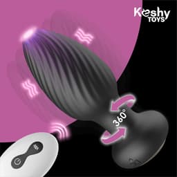 360° Roterende Anal Stimulator – Vibrerend, Oplaadbaar & Waterproof – Prostaatmassager voor Intense Orgasmes – Unisex — thumbnail 8