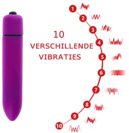 Happy Tears® | Mini Vibrator | Vibrators voor vrouwen | Dildo | Bullet | Krachtig | Massage | sex | Waterdicht | GSpot | Vagina | Clitoris stimulator | Donker-Paars | — thumbnail 2