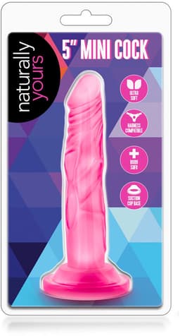 Blush Naturally Yours 5 inch Mini Cock Dildo - Roze - 14.5 cm — thumbnail 9