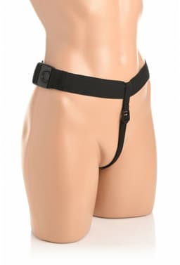 XR Brands AH050 - Bum-Tastic 28X Silicone Anal Plug with Harness & Remote Control — thumbnail 4