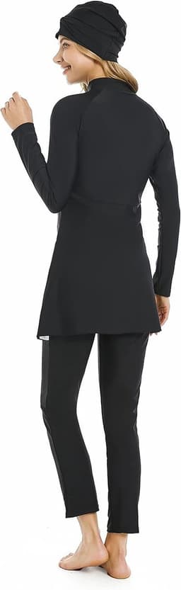 Swimsuits for Women Long Sleeve Modest Swimwear Islamic Arabic Swimming Costume Hijab Burkini — thumbnail 3