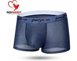 Doorschijnende Boxershort Blauw - Heren lingerie - Onderbroek