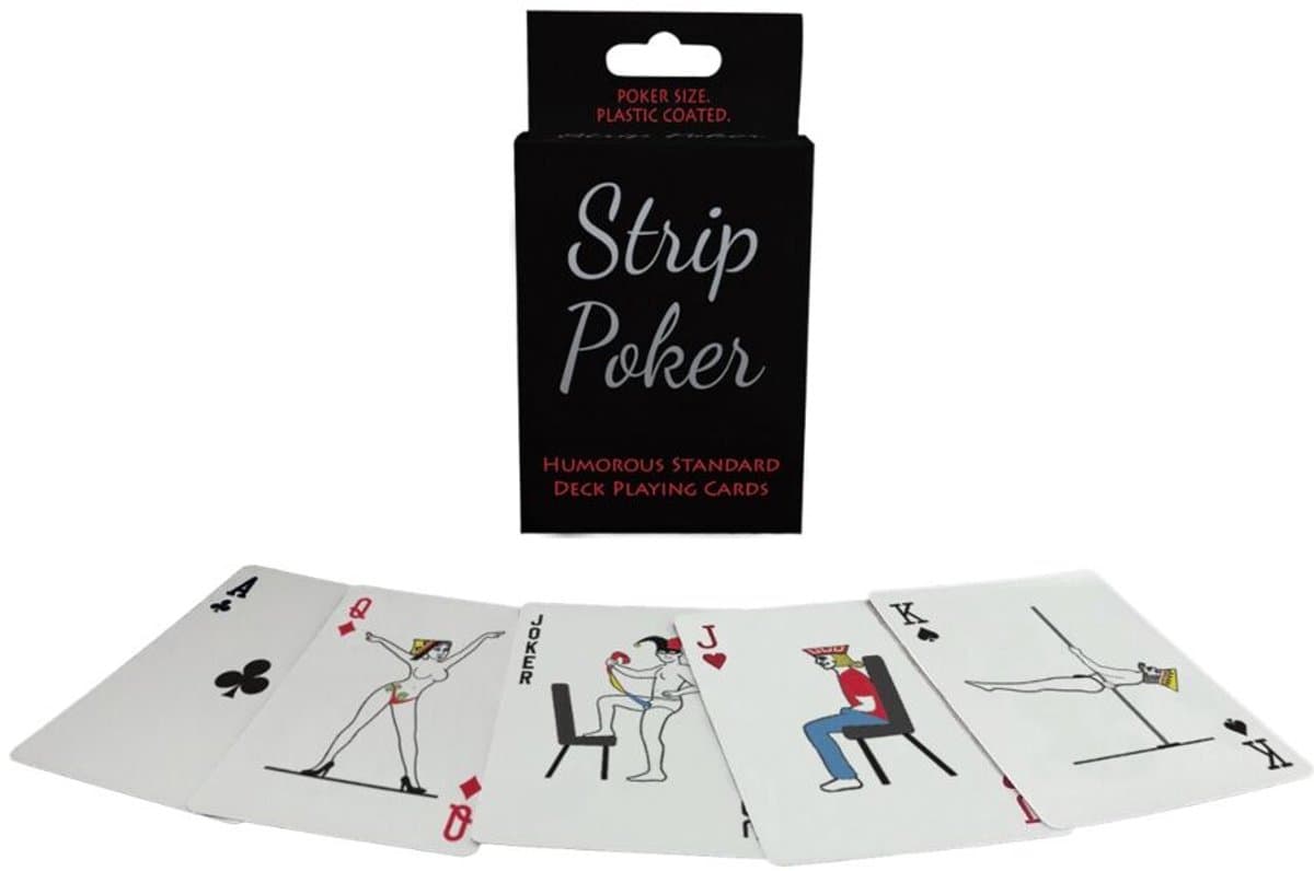 Strip Poker Humoristisch Kaartspel — afbeelding 1
