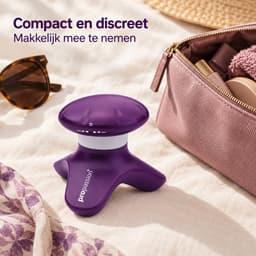 EasyMart Vibrator voor Vrouwen - Clitoris Vibrator - Mini Vibrator - Seksspeeltje voor Vrouwen - 3 Massagepunten - Op Batterijen - Compact en Discreet - Paars — thumbnail 4