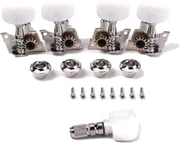 5Pcs Zinklegering Gitaar Accessoires Banjo Machine Hoofd Tuners Tuning Pinnen Sleutel Met Bushings Set Voor Akoestische Folk Klassieke Gitaar — thumbnail 4
