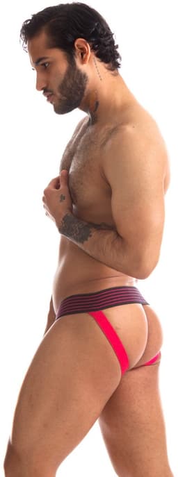 665 - Rally Jockstrap-Verkrijgbaar in 5 maten - Zwart/Rood XXL — thumbnail 5