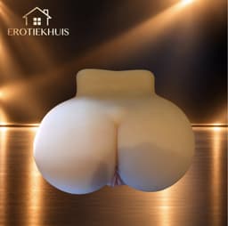 Realistische Billen Masturbator voor Mannen – Luxe TPE Masturbator – 3D Structuur – Vaginale & Anale Stimulatie – Zwaar Model ca. 5 kg – Huidkleur — thumbnail 2