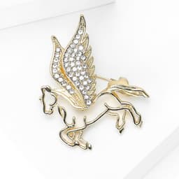 Pegasus broche mythisch vliegend paard spelden dames jassen revers hoeden accessoires — thumbnail 4