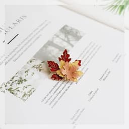 Esdoornblad Mode Broche Retro Olie Reversspeldjes Thanksgiving Broche Pin Herfst Herfst Bladeren Gift Decoratie Sieraden Accessoire — thumbnail 2