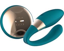 LELO TIANI Duo – Koppelvibrator – Dubbele Motoren – Afstandsbediening – Ocean Blue