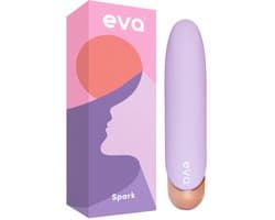 Eva® Spark - Vibrator - Mini Bullet voor Vrouwen - Krachtige Clitoris Stimulator - Discreet Sex Toy - Seksspeeltje - Vibrators voor Vrouwen en koppels - Erotische Luisterverhalen - Cadeau voor vrouw - Lavender Purple