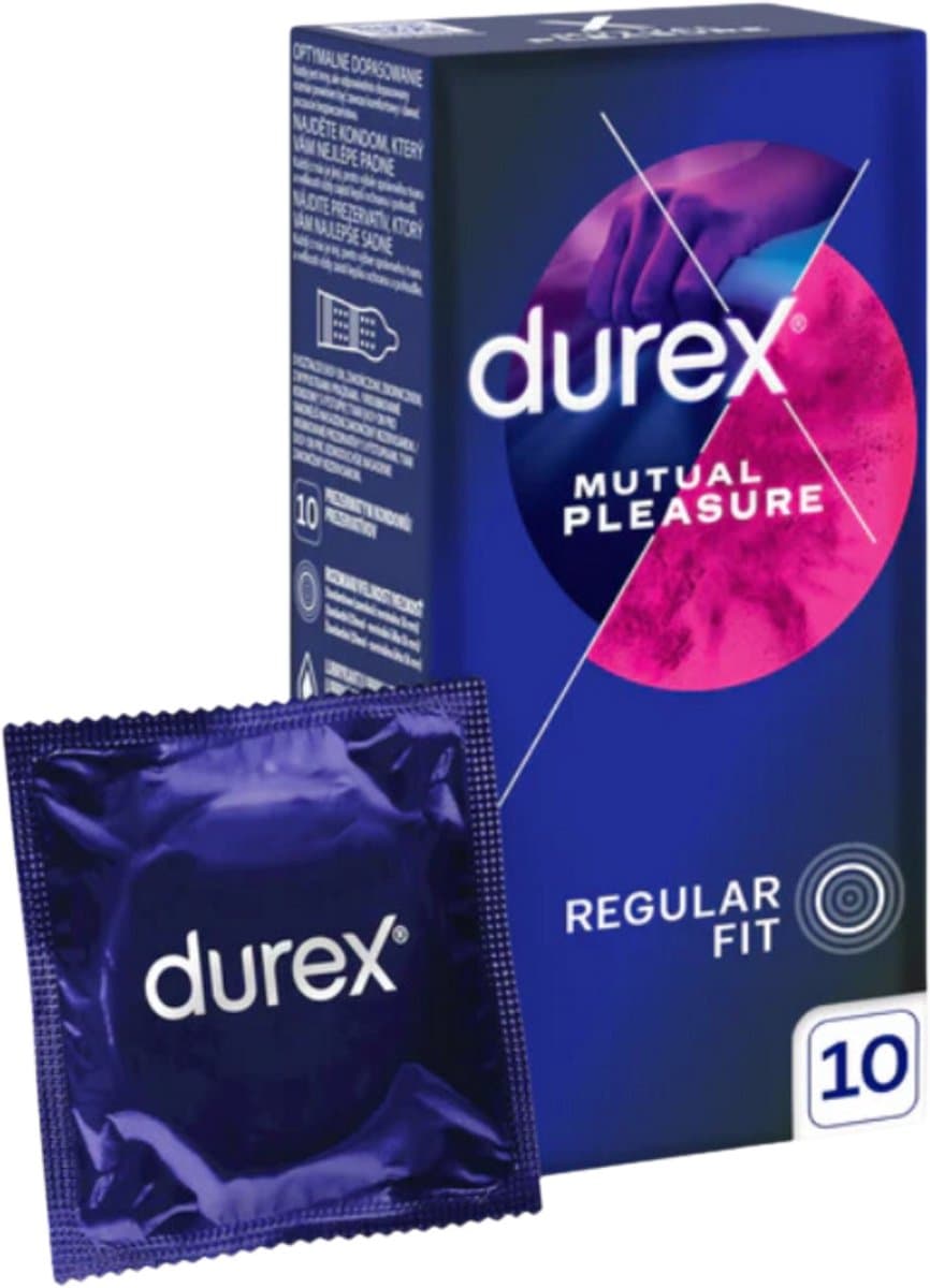 Durex Condooms- Mutual Pleasure - 10 stuks - Discreet Verzonden - Met Kwantumkorting — afbeelding 1