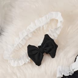 LekkerStout Lolita Kostuum - 6-Delig Incl. Accessoires - Cosplay - Sexy Lingerie ( LS028 ) — thumbnail 8