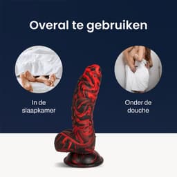 Fantasy Dildo XL - 17,5cm - Extreme - Dikke - BPA vrij - Jespro — thumbnail 6