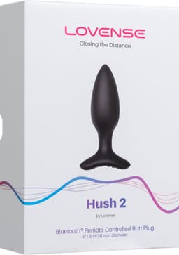 Lovense - Hush 2 Vibrerende Buttplug Met App - Zwart — thumbnail 21