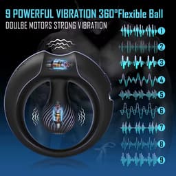 Vibrator voor Mannen - Cockring - Penis Ring - Heren - Balzak — thumbnail 5