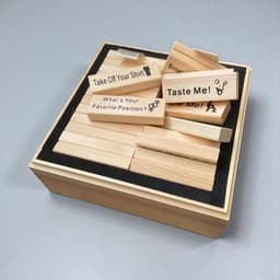 Erotisch Houten Torenspel – 48 blokken met Opdrachten – Inclusief Luxe Houten Bewaardoos – Perfect Cadeau voor Sinterklaas, Schoencadeaus & Kerstcadeaus — thumbnail 8