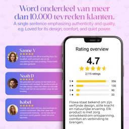 Flowa® Naya – Magic Wand - Vibrator voor Vrouwen - Krachtige Clitoris Satisfyer - 72 Standen - Fluisterstil - Sex Toys voor Vrouwen - Cadeau voor Vrouw - Zwart — thumbnail 8
