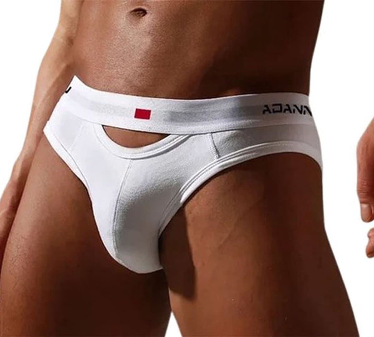 Strakke heren slip - Extra opening - Klein geschapen - Erotisch - Soft string — afbeelding 1